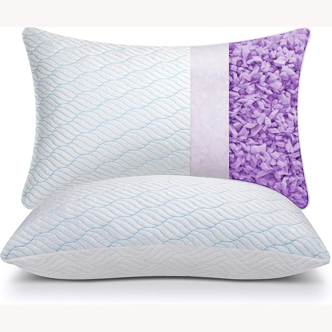 DreamNest Cushion - Luxe Adjustable Memory Foam Pillow LoungeYard — product view 2
