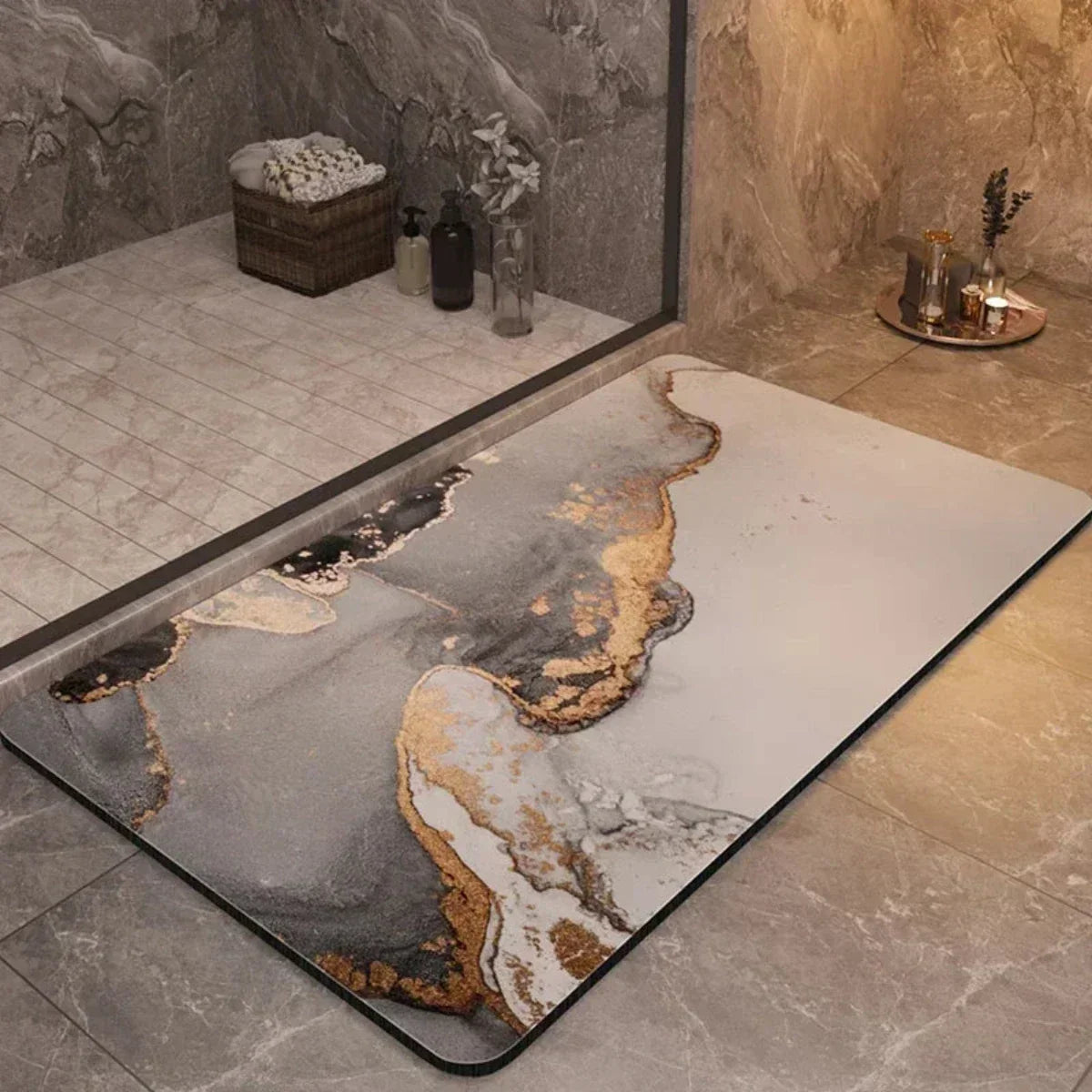 LoungeYard | AquaLuxe – Quick-Dry Bathroom Mat — product view 3