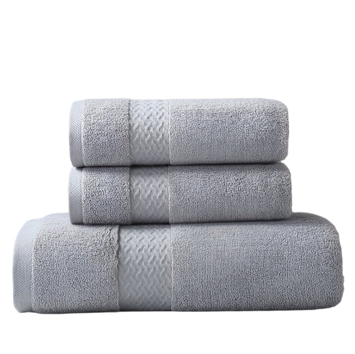 LoungeYard | 100% Egyptian Cotton Bath Towel 70x140cm - grey — product view 1