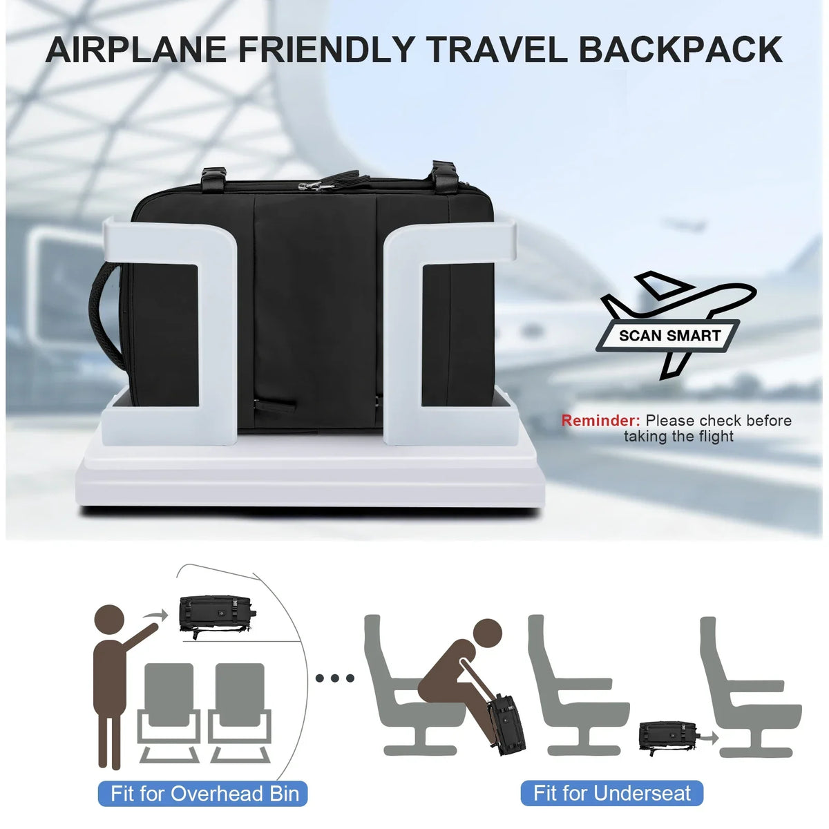 LoungeYard | Ultimate Travel Buddy Backpack — product view 3