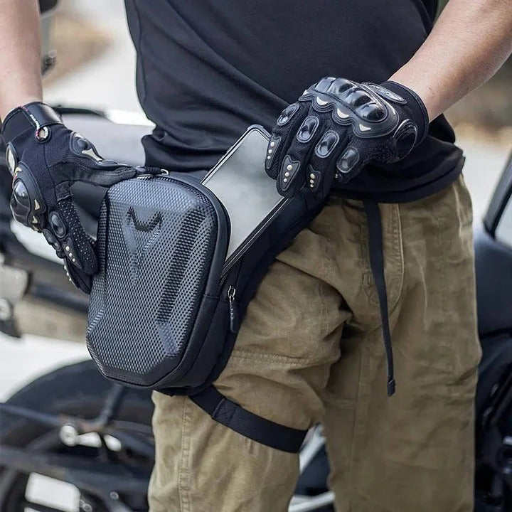 LoungeYard | Waterproof Motorcycle Leg Bag with Adjustable Straps — product view 3