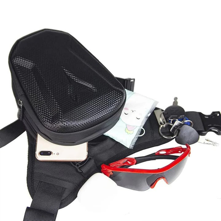 LoungeYard | Waterproof Motorcycle Leg Bag with Adjustable Straps — product view 4