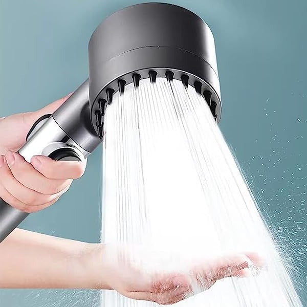 High-Pressure Shower Head with Microhole Water-Saving Plate — product view 2