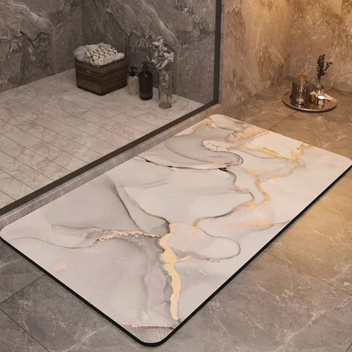 LoungeYard | AquaLuxe – Quick-Dry Bathroom Mat — product view 2
