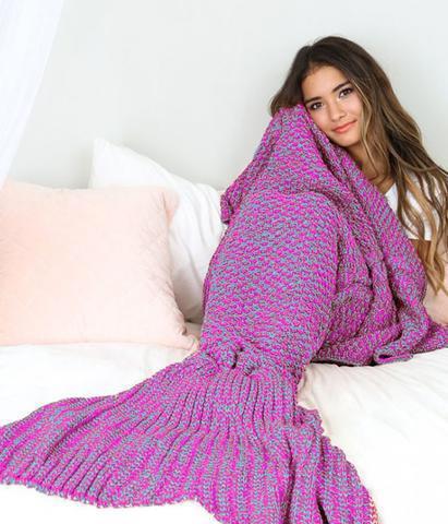 The Amazing Mermaid Blanket - w/ Free Shipping! | LoungeYard — product view 4