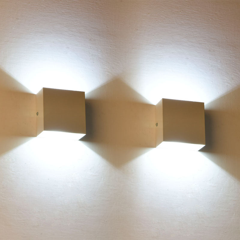 Nexu Modern Square LED Outdoor Wall Lamp – Adjustable Design — product view 1