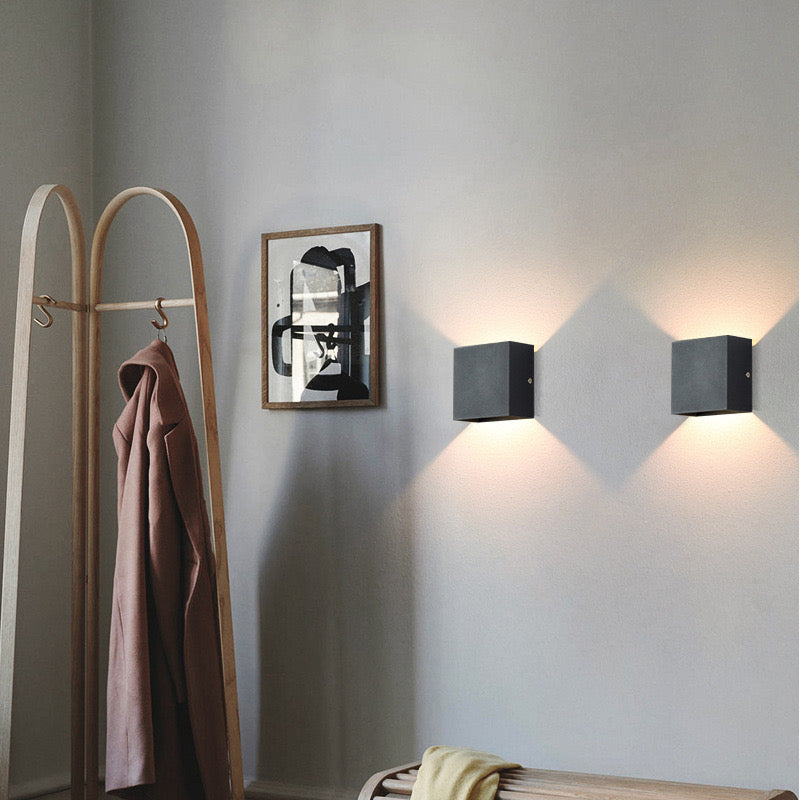 Nexu Modern Square LED Outdoor Wall Lamp – Adjustable Design — product view 2