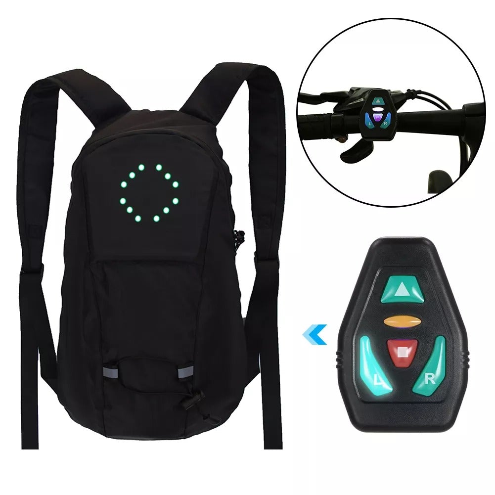 LoungeYard | Biker Friendly Wireless Turn Signal Backpack — product view 2