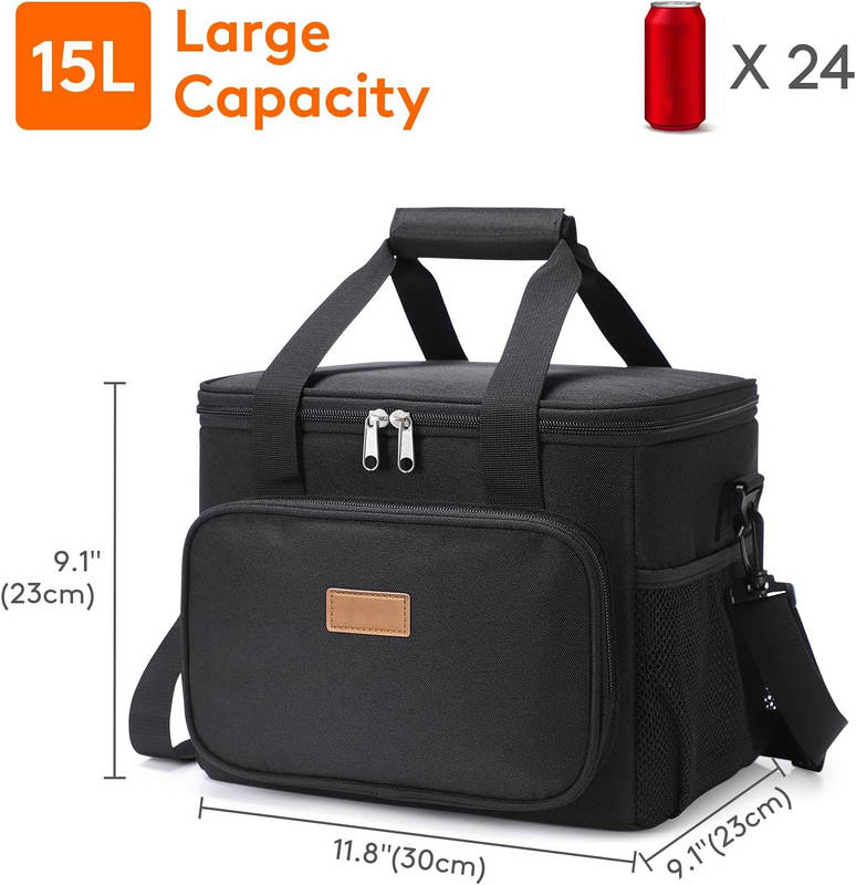 Insulated lunch bag with cooling function, 15 liters | LoungeYard — product view 5
