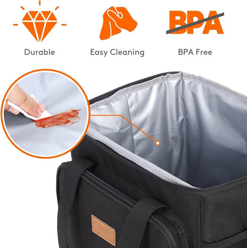 Insulated lunch bag with cooling function, 15 liters | LoungeYard — product view 7
