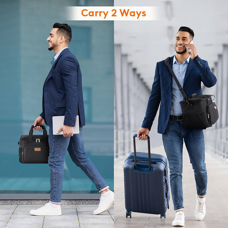 Insulated lunch bag with cooling function, 15 liters | LoungeYard — product view 3
