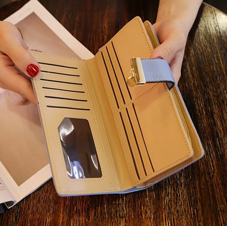 LoungeYard | GoldenLeaf PU Leather Wallet with Leaf Charm Design — product view 5