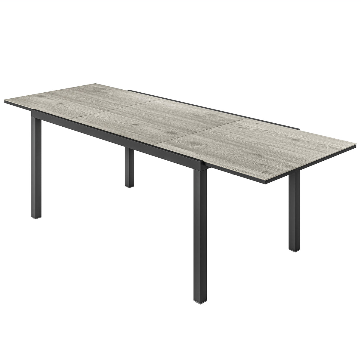 63"-94.5" Extendable Patio Dining Table for 6-8 People — product view 2