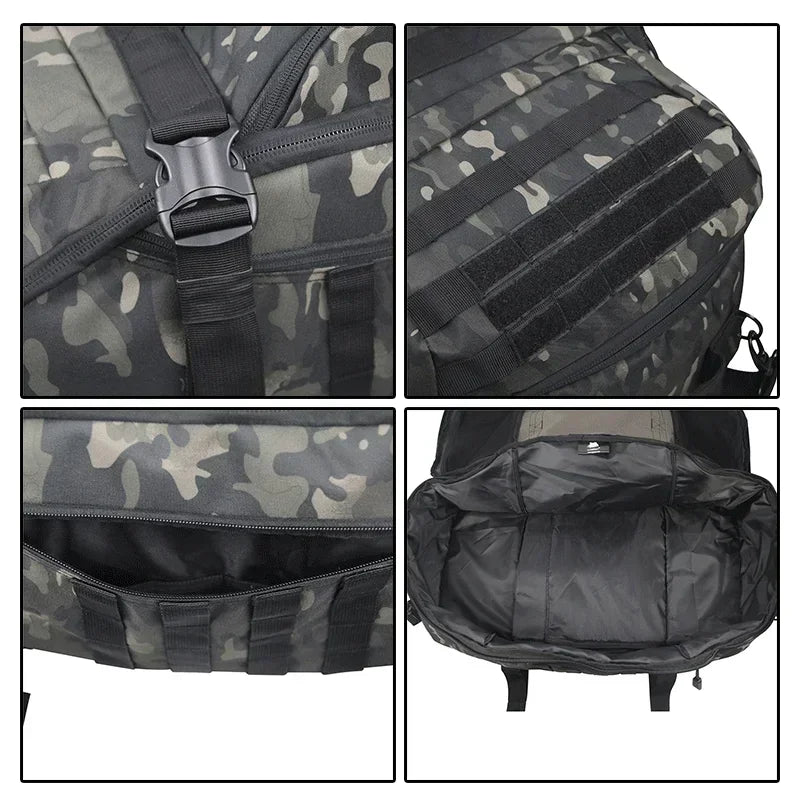 LoungeYard | Large Tactical Travel Bag and Backpack - TrailTrek Duffle — product view 3
