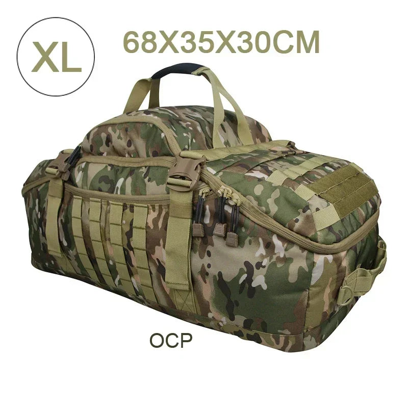 LoungeYard | Large Tactical Travel Bag and Backpack - TrailTrek Duffle — product view 6