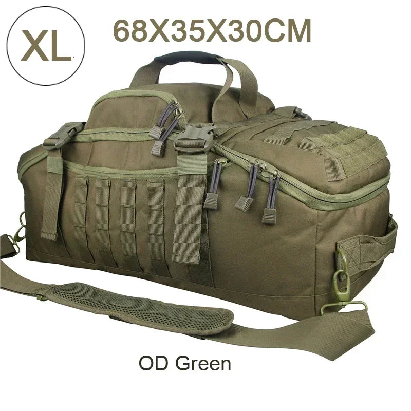 LoungeYard | Large Tactical Travel Bag and Backpack - TrailTrek Duffle — product view 7