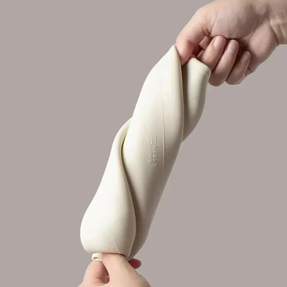 LoungeYard | Light beige soft tissue box cover — product view 3