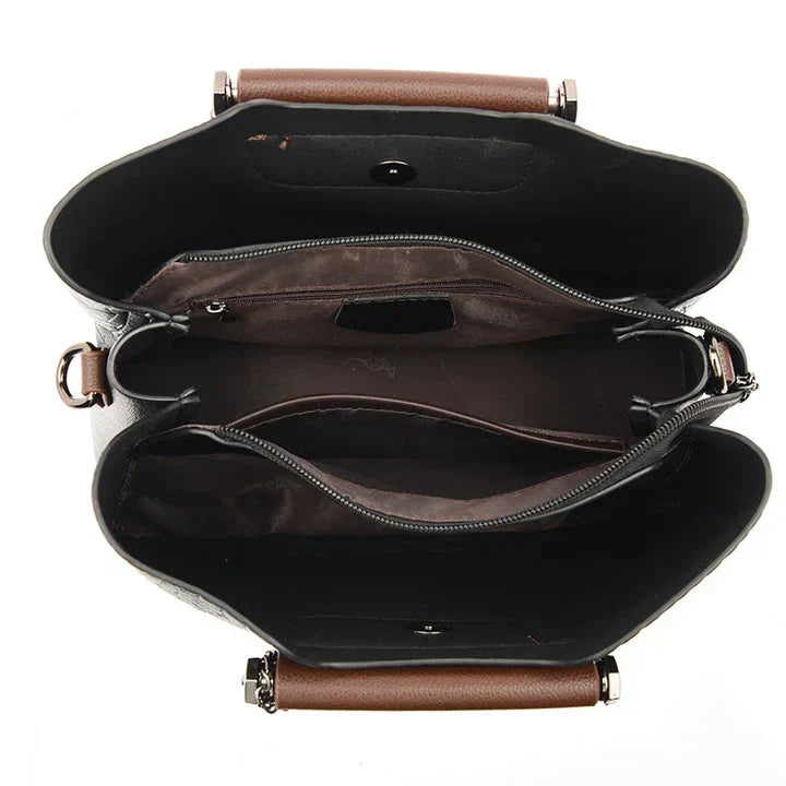 LoungeYard | Luxe Leather Women's Handbag - Amara — product view 5