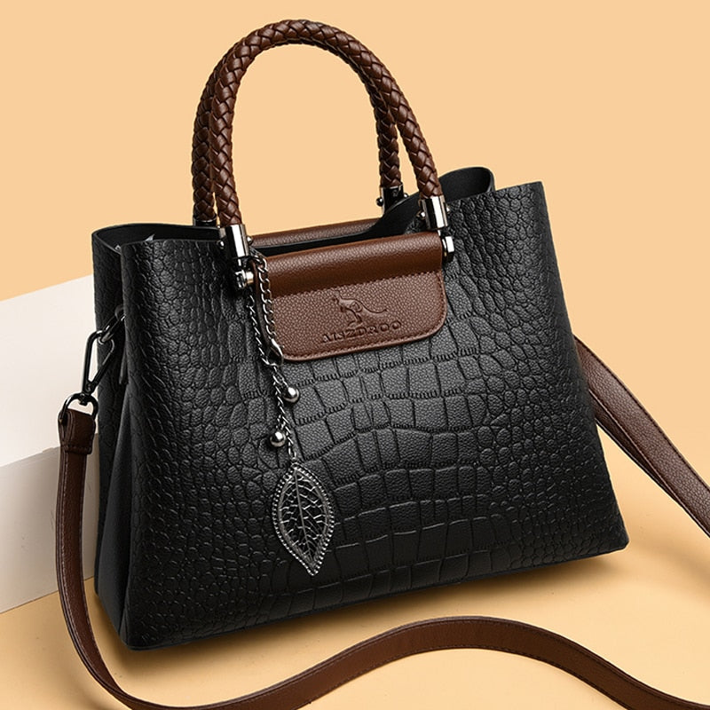 LoungeYard | Luxe Leather Women's Handbag - Amara — product view 1