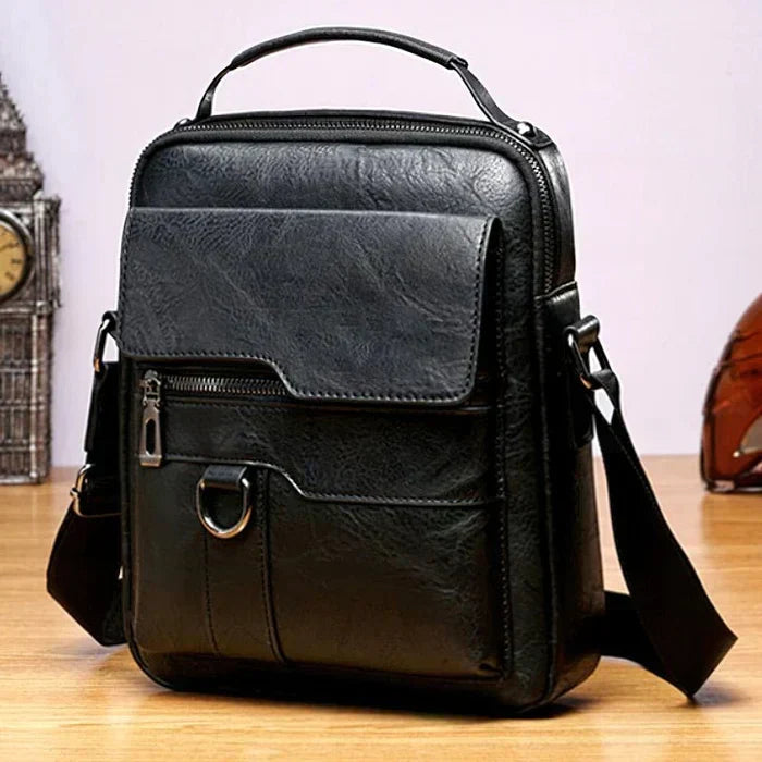 LoungeYard | LeatherLux Elegant Leather Shoulder Bag | High-Quality Design | Practical & Stylish for Everyday & Office — product view 3