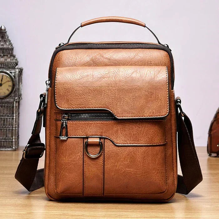 LoungeYard | LeatherLux Elegant Leather Shoulder Bag | High-Quality Design | Practical & Stylish for Everyday & Office — product view 4