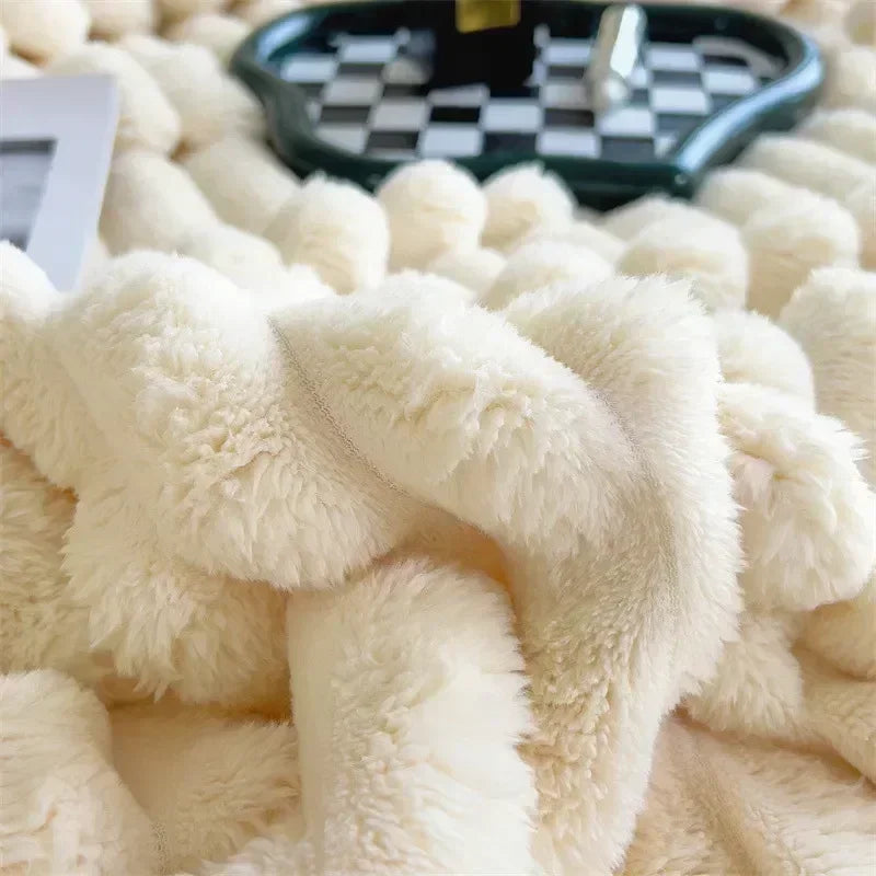 LoungeYard | LuxuraWrap Soft Plush Maxi Blanket — product view 5