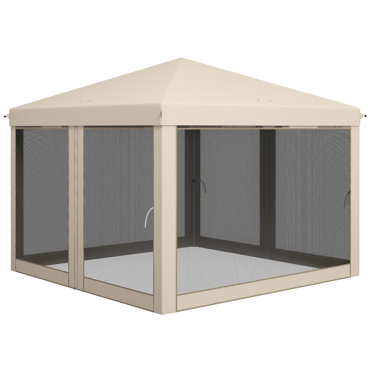 10' x 10' Pop Up Canopy Tent with Netting and Carry Bag — product view 2