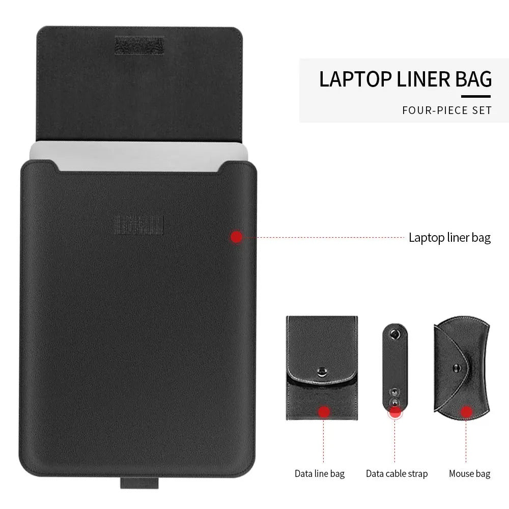LoungeYard | 4-in-1 Laptop Sleeve - Slim Protective Case with Stand Function — product view 3