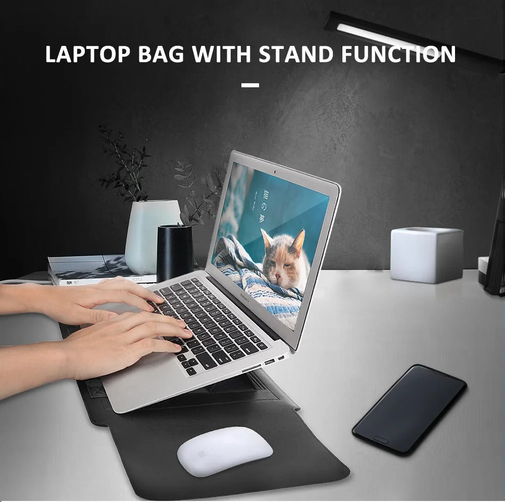 LoungeYard | 4-in-1 Laptop Sleeve - Slim Protective Case with Stand Function — product view 2