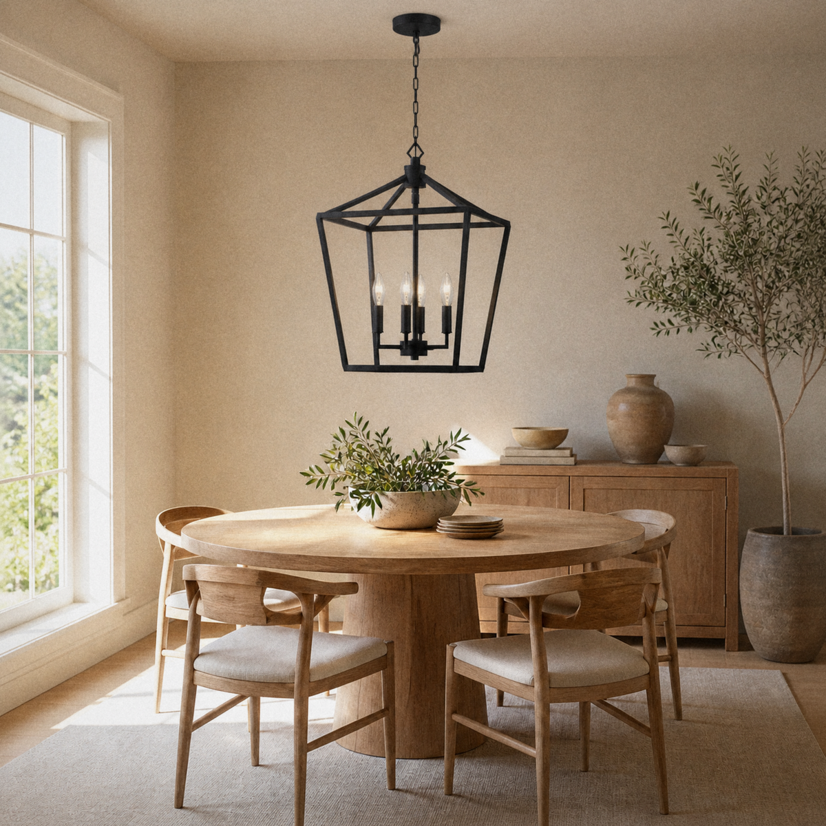 Marnau Lampaul 4-Light Lantern Chandelier — product view 1