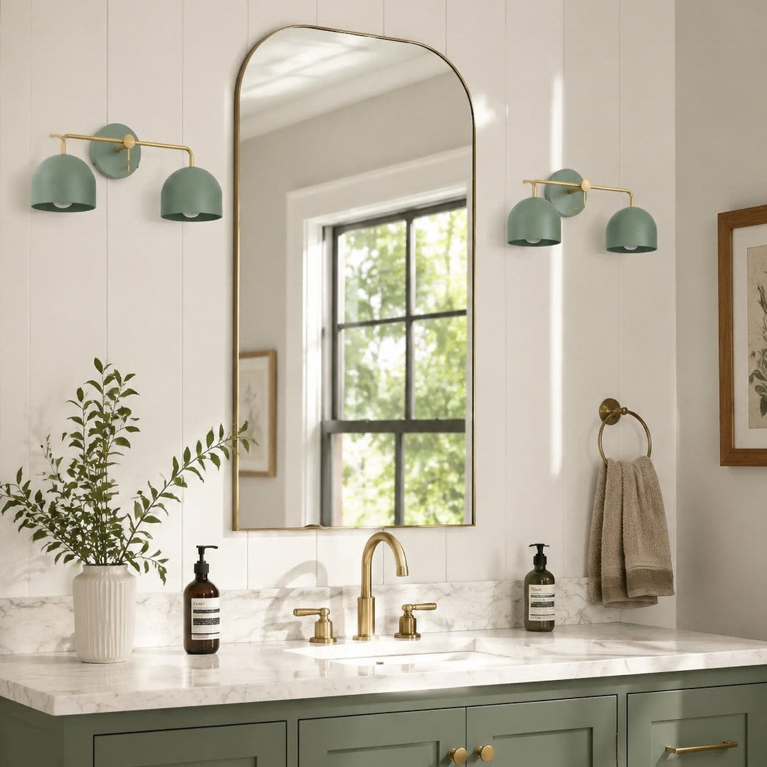 Metio Colorful Dome Vanity Sconce, Farmhouse — product view 3