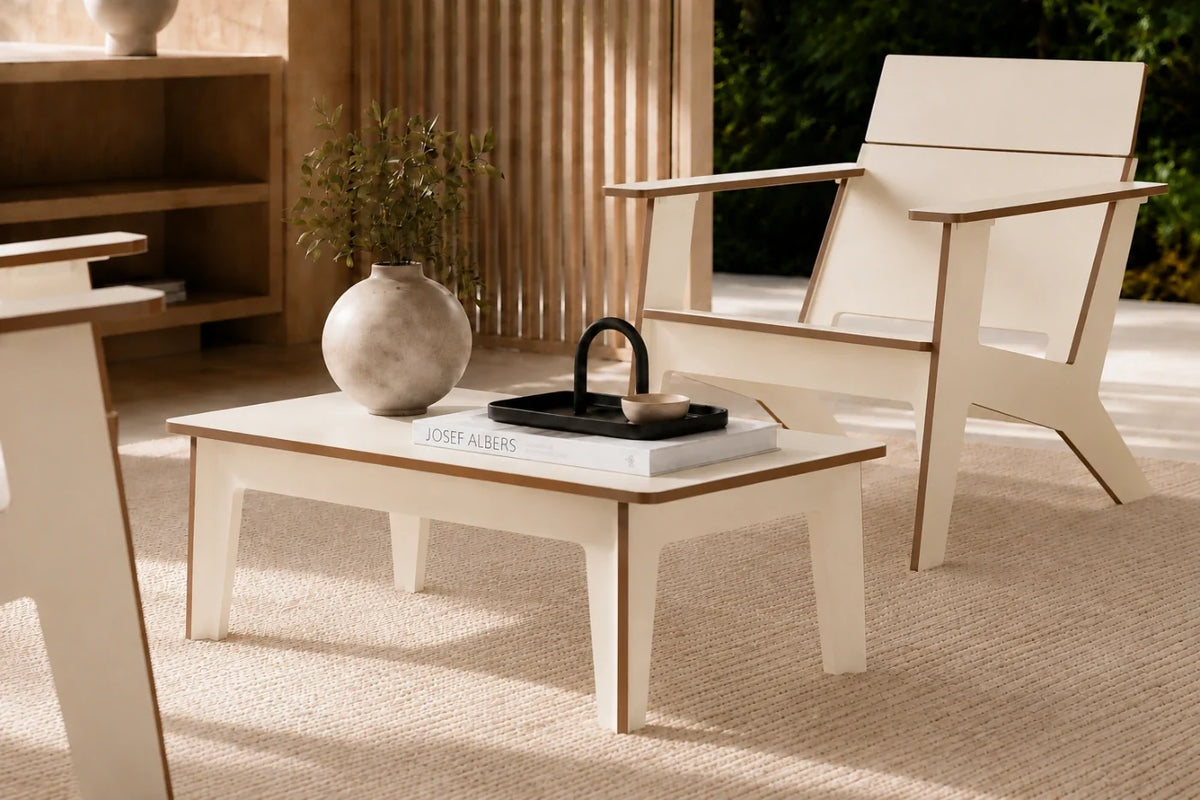 Modern Poly Adirondack Chair Set — product view 6