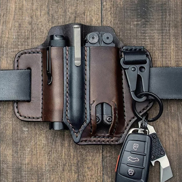 LoungeYard | Tactical Multi Tool Belt Leather Bag — product view 5