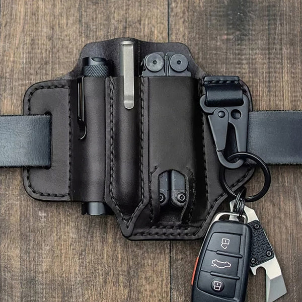 LoungeYard | Tactical Multi Tool Belt Leather Bag — product view 6