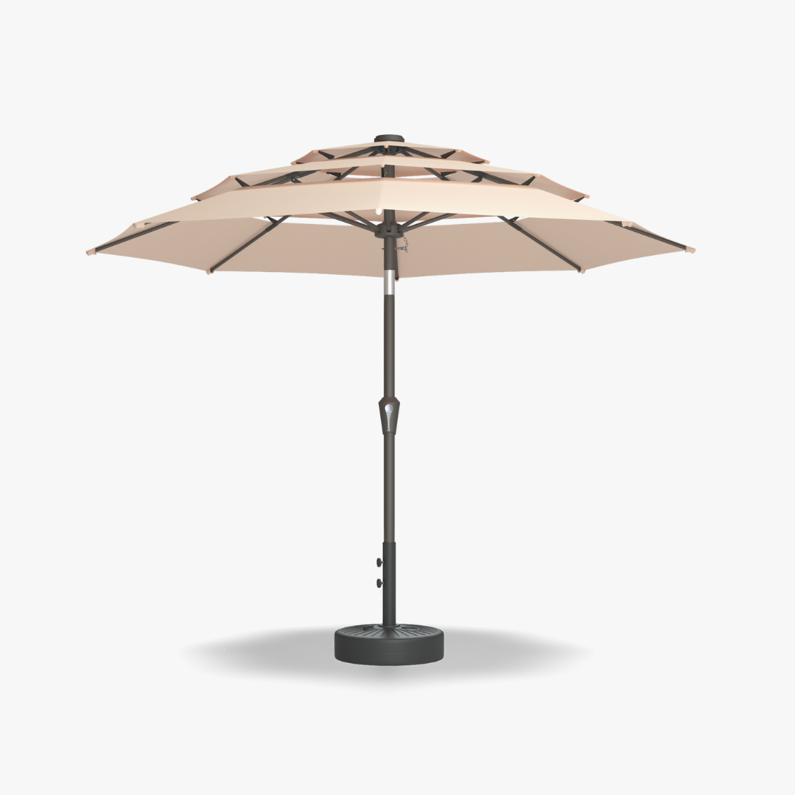 3-Tier Patio Umbrella - Push Button Tilt — product view 1
