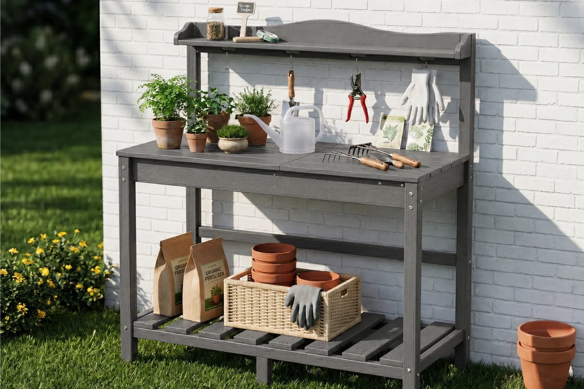 HDPE Outdoor Potting Bench — product view 3
