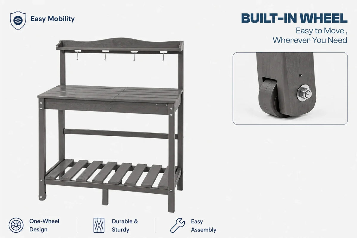 HDPE Outdoor Potting Bench — product view 6
