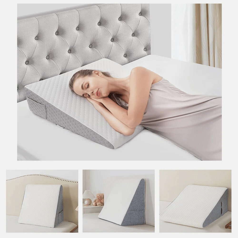 LoungeYard | Relaxing triangular reading pillow — product view 3