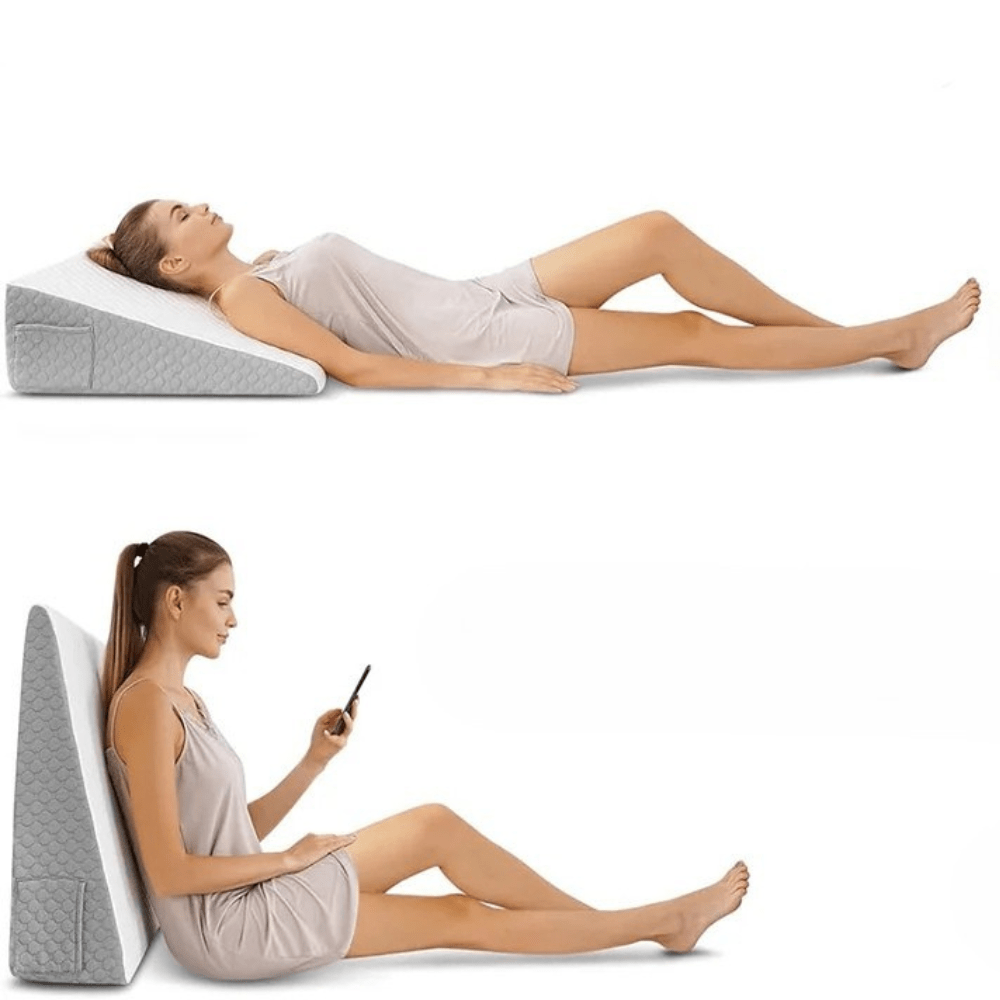 LoungeYard | Relaxing triangular reading pillow — product view 4