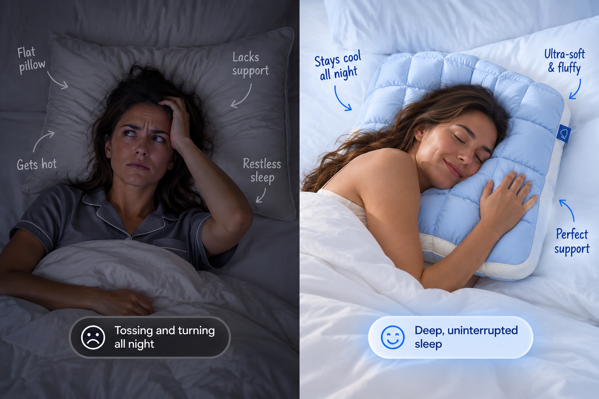 LoungeYard | CloudCool Pillow – Cooling & Extra Fluffy — product view 6