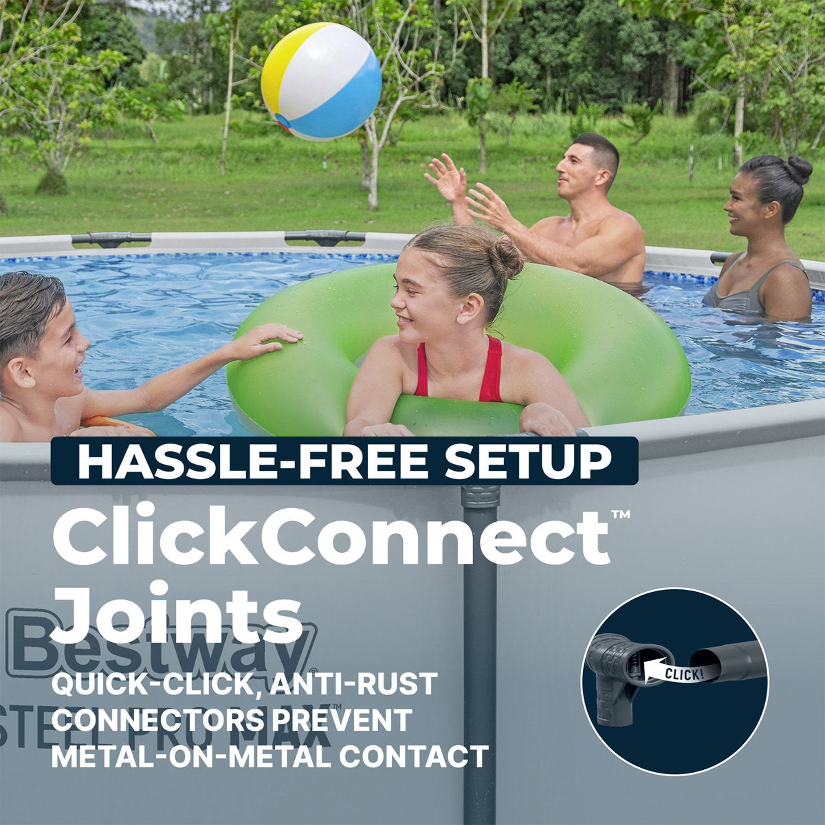 Bestway Steel Pro MAX 13 Foot Round Above Ground Pool — product view 5