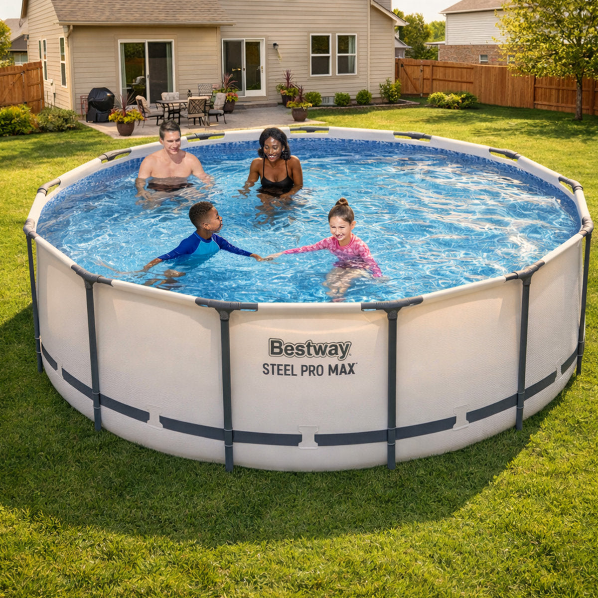 Bestway Steel Pro MAX 13 Foot Round Above Ground Pool — product view 1