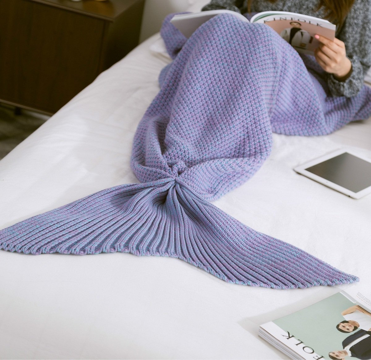 The Amazing Mermaid Blanket - w/ Free Shipping! | LoungeYard — product view 3