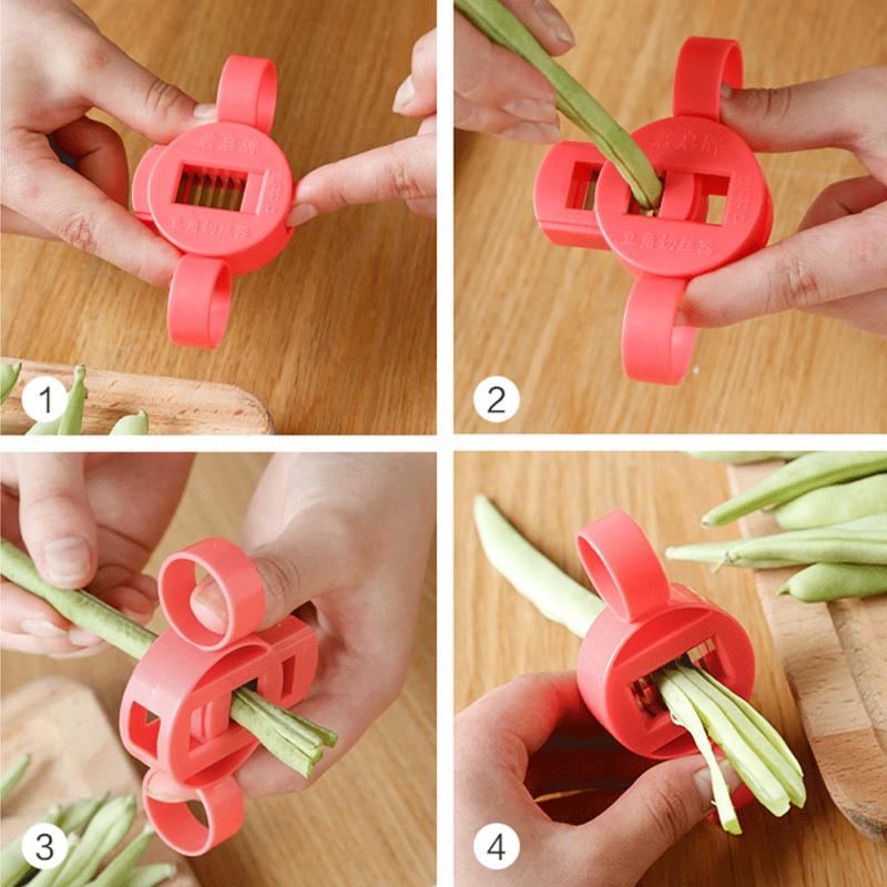 LoungeYard | Multifunctional Manual Green Bean Slicer — product view 3