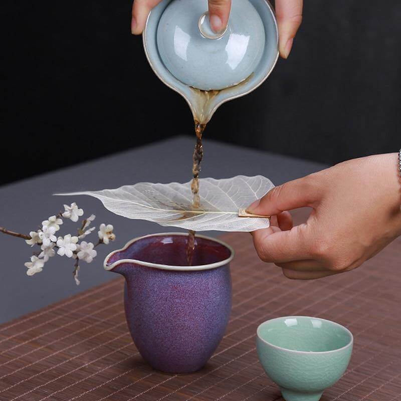 LoungeYard | 2pcs Bodhi Leaf Creative Tea Filter — product view 2