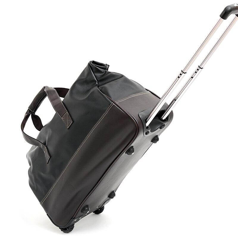 LoungeYard | Rolling Leather Luggage Waterproof Suitcase — product view 1