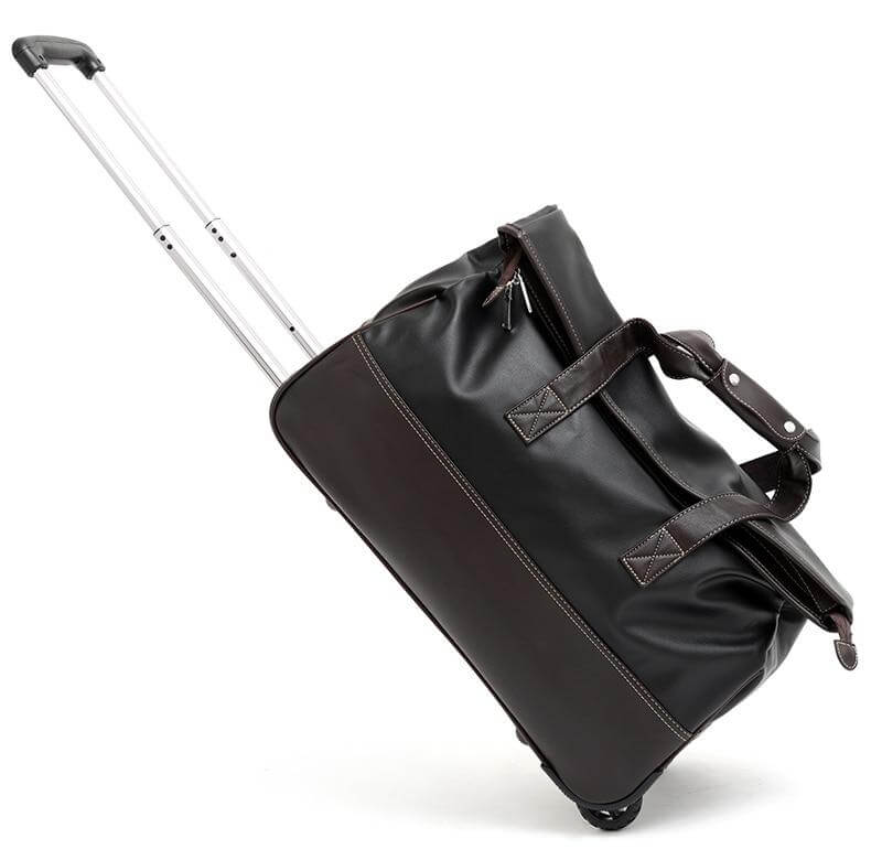 LoungeYard | Rolling Leather Luggage Waterproof Suitcase — product view 7