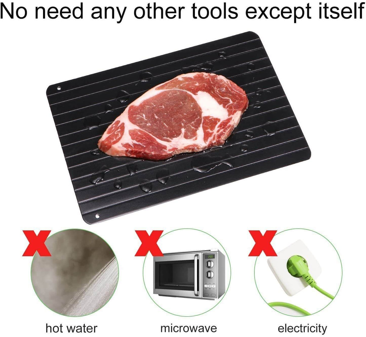 LoungeYard | Defrosting Meat Tray without Electricity — product view 4