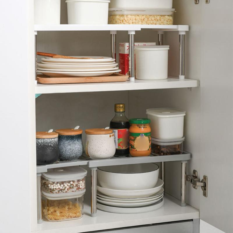 LoungeYard | Space Saving Retractable Cabinet Organizer Shelf — product view 4