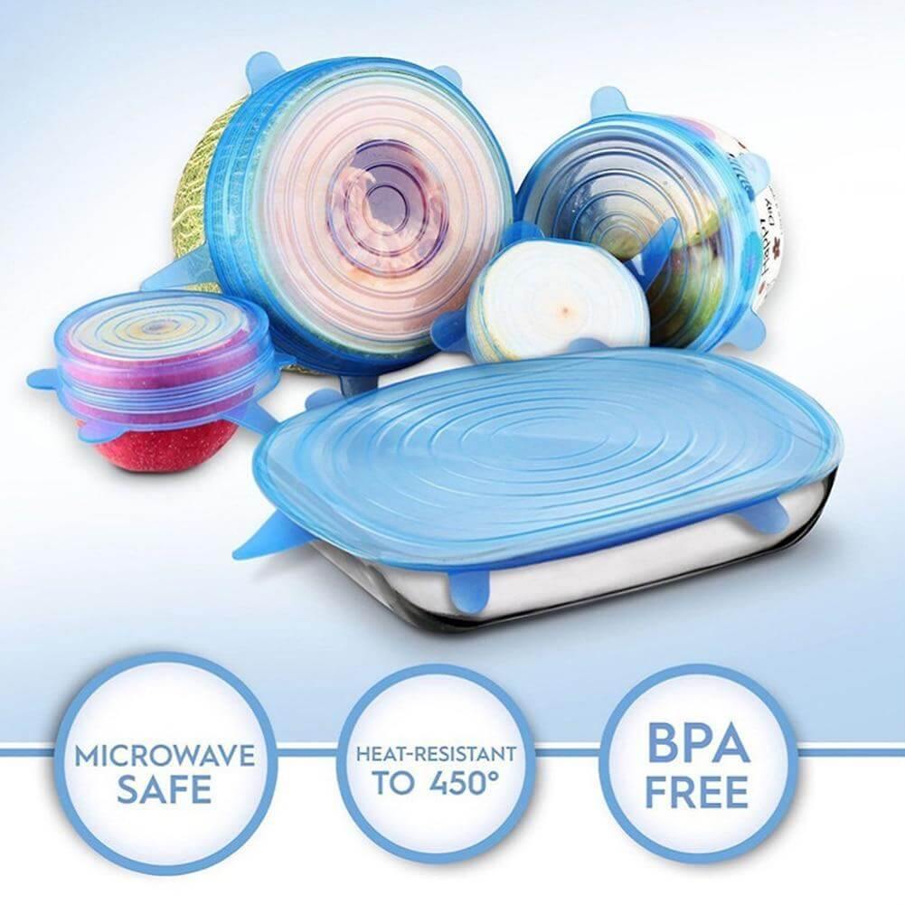 LoungeYard | Reusable Durable Silicone Food Cover Lids — product view 6